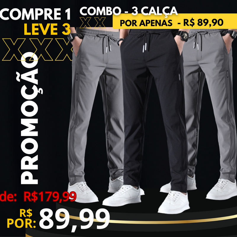 Calça Slim Premium - Leve 3 Por R$89,90